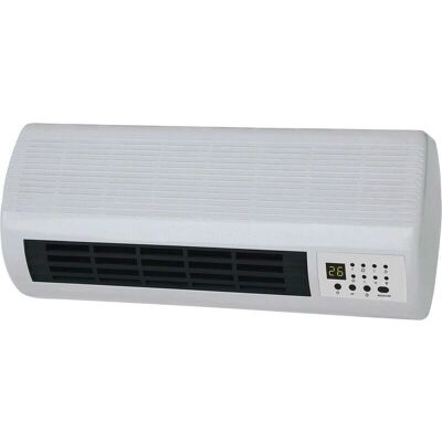 Capaldo Riscaldatore elettrico da parete - 1000/2000W, termostato, timer, telecomando, display digitale Capaldo Riscaldatore elettrico da parete - 1000/2000W, termostato, timer, telecomando, display digitale