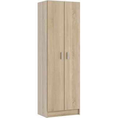 Fores Habitat S.l.u. - Armadio Multiuso - 2 Ante, 5 Ripiani - 59x37x180cm Fores Habitat S.l.u. - Armadio Multiuso - 2 Ante, 5 Ripiani - 59x37x180cm
