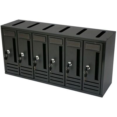 CAPALDO - COMPO - Antracite - 62x18x30 cm - Cassetta postale CAPALDO - COMPO - Antracite - 62x18x30 cm - Cassetta postale