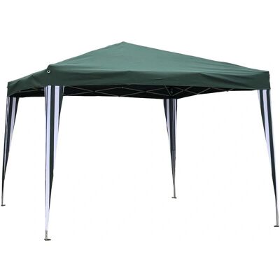 Capaldo Gazebo 3x3 Verde - Acciaio, Tetto in Poliestere, Montaggio Veloce Capaldo Gazebo 3x3 Verde - Acciaio, Tetto in Poliestere, Montaggio Veloce