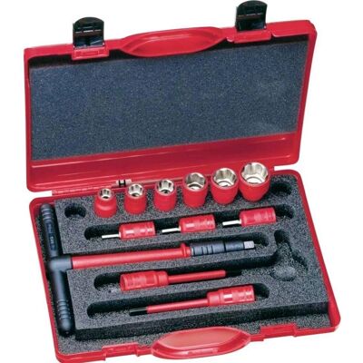 Intercable 1598004 - Isoliertes Werkzeugsatz - 12 Teile Intercable 1598004 - Isoliertes Werkzeugsatz - 12 Teile