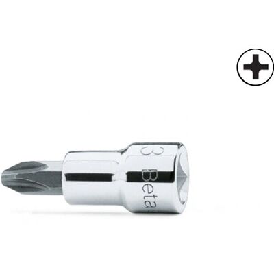 Beta 910PH1 Chave de soquete para parafusos Phillips cruzados - 3/8" Beta 910PH1 Chave de soquete para parafusos Phillips cruzados - 3/8"