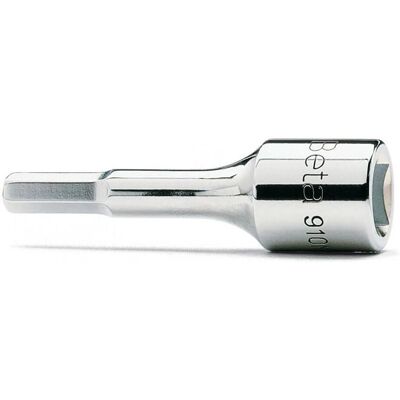 Beta 009100508 910 - Chave de soquete hexagonal de 8 mm - série longa - ação de 3/8 Beta 009100508 910 - Chave de soquete hexagonal de 8 mm - série longa - ação de 3/8
