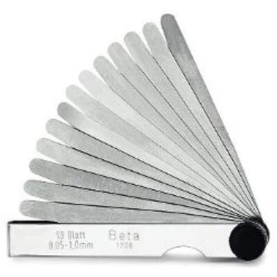 Beta 1708/13 - Fühlerlehren 0,05-1mm - Feeler Gauges Beta 1708/13 - Fühlerlehren 0,05-1mm - Feeler Gauges