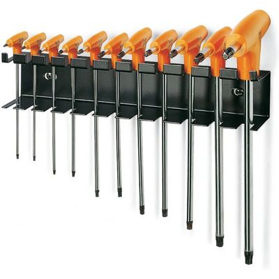 Beta T8-T50 Torx Schrauberset - Wandmontage - Profi Beta T8-T50 Torx Schrauberset - Wandmontage - Profi