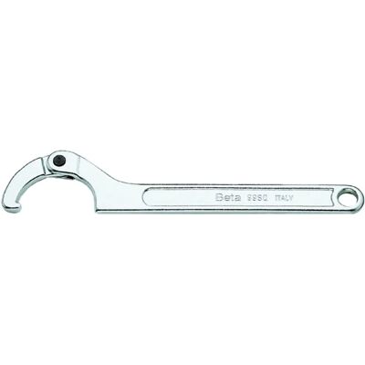Beta 000990250 Hook Spanner - 50-80mm Adjustable for Ring Nuts Beta 000990250 Hook Spanner - 50-80mm Adjustable for Ring Nuts