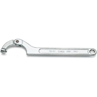 Beta 000990350 50-80mm Hook Spanner with Round Noses - Hook Spanner Beta 000990350 50-80mm Hook Spanner with Round Noses - Hook Spanner