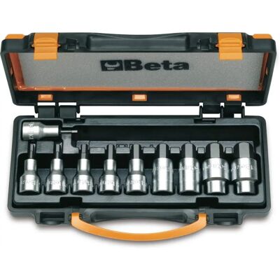 Beta 920PE/C10 Hexagon Socket Set - 10 Pieces in Case, 1/2 Drive Beta 920PE/C10 Hexagon Socket Set - 10 Pieces in Case, 1/2 Drive