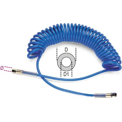 Beta 1915C Spiralschlauch - Extensibler 1/4" PU 12m Beta 1915C Spiralschlauch - Extensibler 1/4" PU 12m