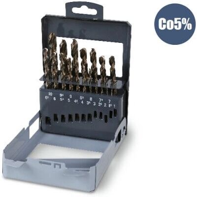 Beta Tools 415CO/SP Kort HSS-Co Boren - Set van 19 Beta Tools 415CO/SP Kort HSS-Co Boren - Set van 19