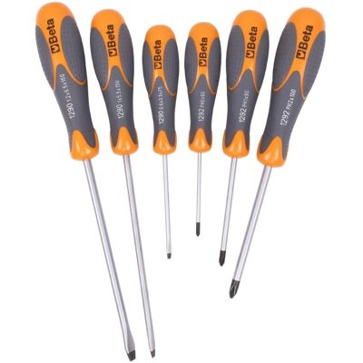 Set di cacciaviti Beta 1293 /D6 - Phillips e a taglio - 6 pezzi Set di cacciaviti Beta 1293 /D6 - Phillips e a taglio - 6 pezzi
