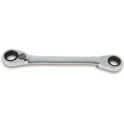 Beta 195P - Reversible Offset Bi-hex Ring Spanner - 17x19mm Beta 195P - Reversible Offset Bi-hex Ring Spanner - 17x19mm