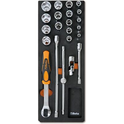 Beta M92 - Weiches Modul-Set mit Innensechskant 3/8" - Schraubenzieher-Set Beta M92 - Weiches Modul-Set mit Innensechskant 3/8" - Schraubenzieher-Set