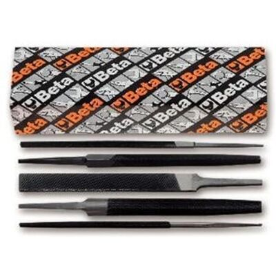 Beta 1718A10/S5 Set di 5 lime a taglio mezzodolce - Utensili manuali Beta 1718A10/S5 Set di 5 lime a taglio mezzodolce - Utensili manuali