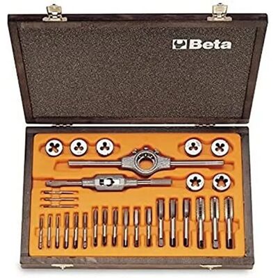 Beta 004460055 Sortiment von Gewindebohrern und Schneideisen - M3-M12 Chromstahl Beta 004460055 Sortiment von Gewindebohrern und Schneideisen - M3-M12 Chromstahl