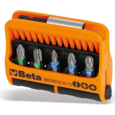 Ensemble de 10 embouts Beta avec support magnétique - Étui de poche Ensemble de 10 embouts Beta avec support magnétique - Étui de poche