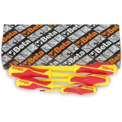 Set di Cacciaviti Isolati Beta 1272MQ/S5 - Croce, 5 pezzi Set di Cacciaviti Isolati Beta 1272MQ/S5 - Croce, 5 pezzi