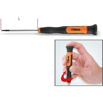 Beta 1257TX Micro-Schraubenzieher - Torx T8 - 60 mm Beta 1257TX Micro-Schraubenzieher - Torx T8 - 60 mm