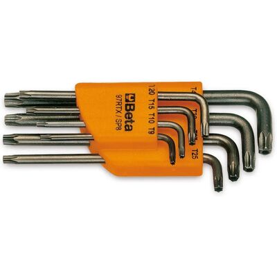 Beta Tools Abstandsschlüssel-Set - T9 bis T40 Manipulationssicher Beta Tools Abstandsschlüssel-Set - T9 bis T40 Manipulationssicher