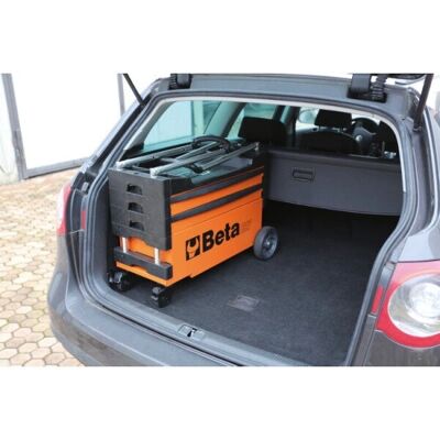 Beta Carrello portautensili richiudibile C27S-O Arancione Acciaio 027000201 Beta Carrello portautensili richiudibile C27S-O Arancione Acciaio 027000201