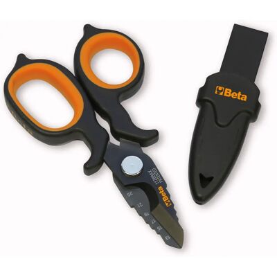 Tijeras de electricista Beta 1128BAX de doble efecto - Alta durabilidad Tijeras de electricista Beta 1128BAX de doble efecto - Alta durabilidad