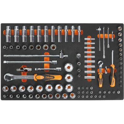 Conjunto de Ferramentas Beta M100 - Bits Hexagonais e Chaves de Fenda - Organizador EVA Conjunto de Ferramentas Beta M100 - Bits Hexagonais e Chaves de Fenda - Organizador EVA