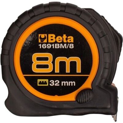 Beta Impact-Resistant 8m Steel Tape Measure - Measuring Tape Beta Impact-Resistant 8m Steel Tape Measure - Measuring Tape