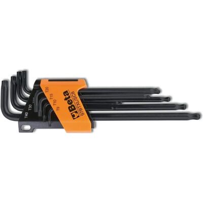 Beta - Langer gebogener Torx-Schlüsselsatz mit Kugelenden - Werkzeugsatz Beta - Langer gebogener Torx-Schlüsselsatz mit Kugelenden - Werkzeugsatz