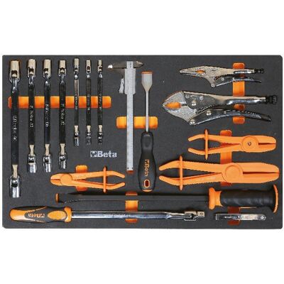 Beta M78 - Set di Utensili con Chiavi a brugola doppie snodate flessibili - 17 Pezzi Beta M78 - Set di Utensili con Chiavi a brugola doppie snodate flessibili - 17 Pezzi