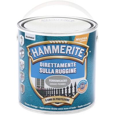 Smalto Antiruggine Hammerite - Per Ferro e Metallo - 8-10 m² Smalto Antiruggine Hammerite - Per Ferro e Metallo - 8-10 m²