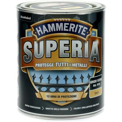 HAMMERITE - Superia - Donkergrijs - Mat - Paint HAMMERITE - Superia - Donkergrijs - Mat - Paint
