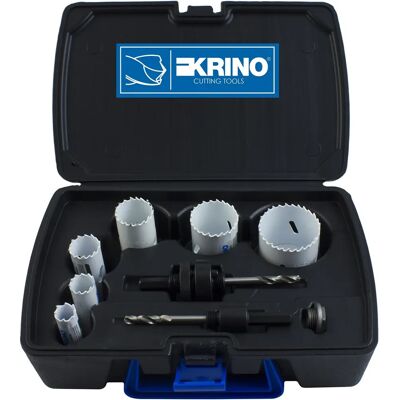 Krino Kobaltzagen Set - Staal & Hout - 6 Stuks Krino Kobaltzagen Set - Staal & Hout - 6 Stuks