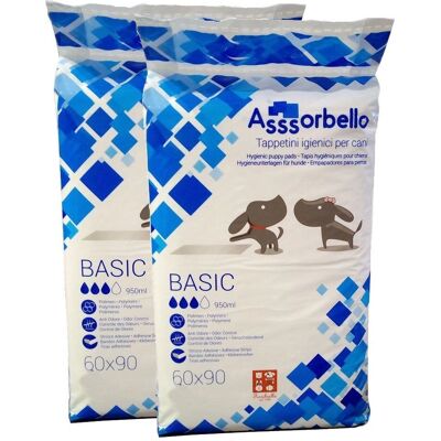 FERRIBIELLA Tappetini Igienici Per Cani - 60x90 cm - 50 pezzi FERRIBIELLA Tappetini Igienici Per Cani - 60x90 cm - 50 pezzi