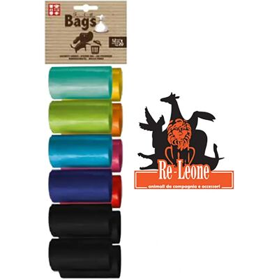 Buste per Cani Colorate 12 Rotoli Buste per Cani Colorate 12 Rotoli