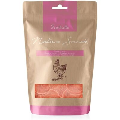 FERRIBIELLA Collations pour Chiens - Tranches de Poulet - Naturel & Sain - Publicité FERRIBIELLA Collations pour Chiens - Tranches de Poulet - Naturel & Sain - Publicité