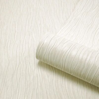 Tiffany Cream Wave Wallpaper - Wallcovering Tiffany Cream Wave Wallpaper - Wallcovering