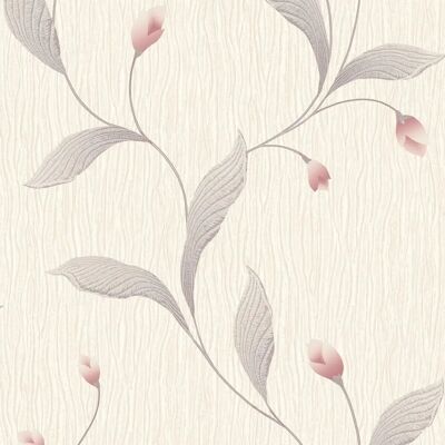 Tiffany Model GB41336 Pink Floral Trail Wallpaper - Wallpaper Tiffany Model GB41336 Pink Floral Trail Wallpaper - Wallpaper