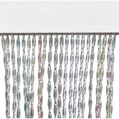 Cortina Elba Hecho en Italia - Helicoidal, 100x220, Amarillo/Marrón, Blanco - Cortina Cortina Elba Hecho en Italia - Helicoidal, 100x220, Amarillo/Marrón, Blanco - Cortina
