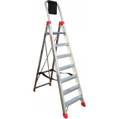 FARAONE Lady 7 - Escalera Plegable de Aluminio - Capacidad 150kg FARAONE Lady 7 - Escalera Plegable de Aluminio - Capacidad 150kg