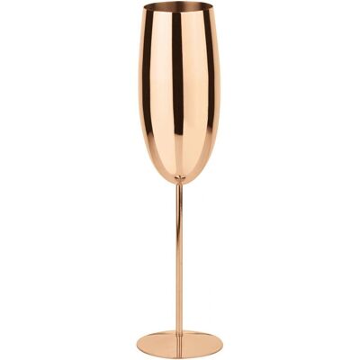 Paderno 41493C00 - 270 ml - rame - Flute da champagne Paderno 41493C00 - 270 ml - rame - Flute da champagne