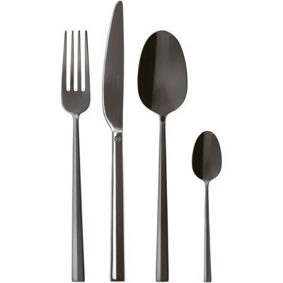 Sambonet Rock Besteckset - 24 Teile - Schwarz Sambonet Rock Besteckset - 24 Teile - Schwarz
