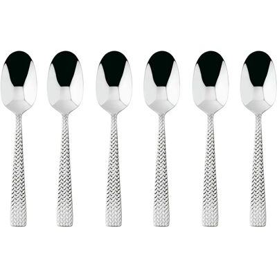Ensemble de Cuillères à Espresso Cortina - Acier Poli - 6 pcs - Publicité Ensemble de Cuillères à Espresso Cortina - Acier Poli - 6 pcs - Publicité