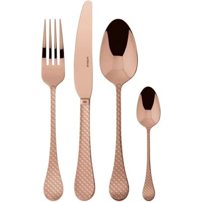 Sambonet Taormina Kupfer Besteck-Set - 24 Stück für 6 Personen Sambonet Taormina Kupfer Besteck-Set - 24 Stück für 6 Personen