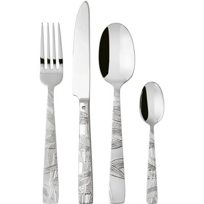 Sambonet Besteck-Set Jungle - 24-teilig, Edelstahl Sambonet Besteck-Set Jungle - 24-teilig, Edelstahl