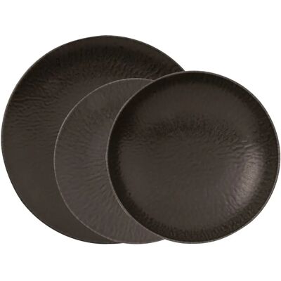 Arthur Krupp 67381-A2 Esstellerset - Schwarz Arthur Krupp 67381-A2 Esstellerset - Schwarz