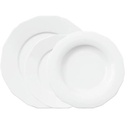 SAMBONET - 67390-A2 - Porzellan Weiß - 12pc - Dinnerware SAMBONET - 67390-A2 - Porzellan Weiß - 12pc - Dinnerware