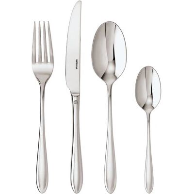 Sambonet Modell 52515-81 Edelstahl-Geschirrset 24 Teile - Modernes Design Sambonet Modell 52515-81 Edelstahl-Geschirrset 24 Teile - Modernes Design