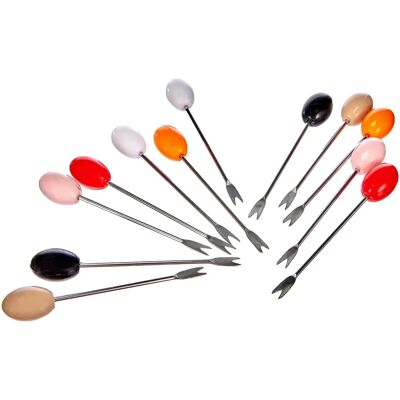 Paderno World Cuisine Tavola Table fourchettes pour escargots chromées - 12 pièces Paderno World Cuisine Tavola Table fourchettes pour escargots chromées - 12 pièces
