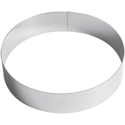 PADERNO Anneau à Gâteau - 26cm Acier Inoxydable - Qualité Pro - Publicité PADERNO Anneau à Gâteau - 26cm Acier Inoxydable - Qualité Pro - Publicité
