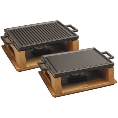 Paderno - 44227-30 - Nero - Legno - Griglia per raclette Paderno - 44227-30 - Nero - Legno - Griglia per raclette